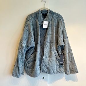 New! [F21] Quilted Zip-Up Jacket